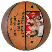 From First Practice to Every Game Thank You Coach  Basketbal (Verticaal)