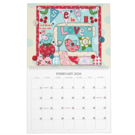 "From Glory to Glory" 2026 Scripture Calendar Kalender (Feb 2026)