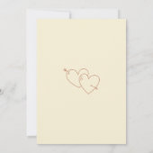 From ‘Hello’ to ‘I Do’ Rehearsal Dinner Invitation Kaart (Achterkant)