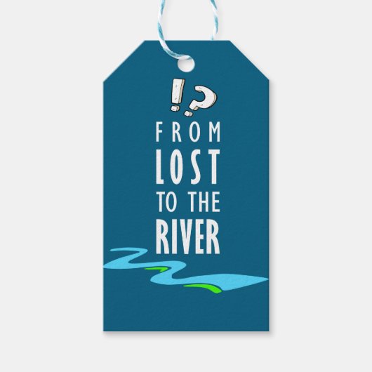 From lost to the river cadeaulabel (Voorkant)