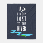 From lost to the river fleece deken (Voorkant)