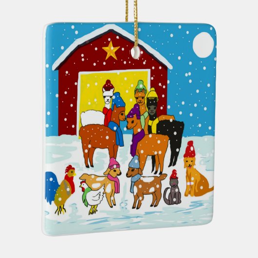 From Marvin to Mittens Christmas Holiday Ornament (Rechts)