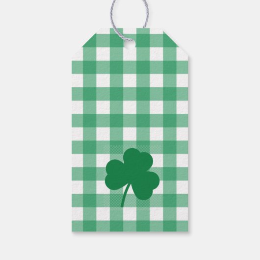 From NAME Kitchen Made with Love Irish Green Check Cadeaulabel (Achterkant)
