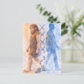 From Neanderthal to Modern Human Postcard Feestdagenkaart (Staand voorkant)
