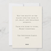 From Our Home to Yours Holiday Christmas Feestdagenkaart (Achterkant)