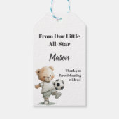 From Our Little All-Star • Custom Baby Shower Cadeaulabel (Voorkant)