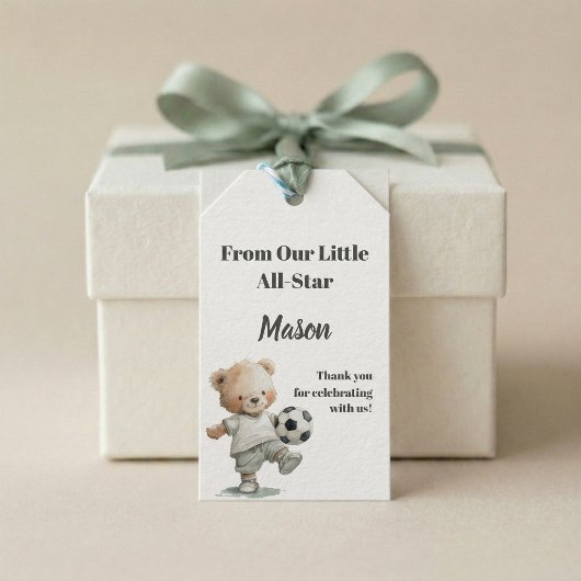 From Our Little All-Star • Custom Baby Shower Cadeaulabel