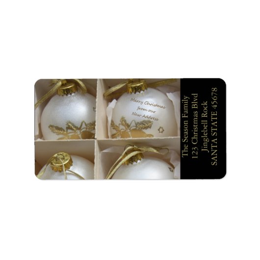 From our new Address Ornaments Etiket (Voorkant)