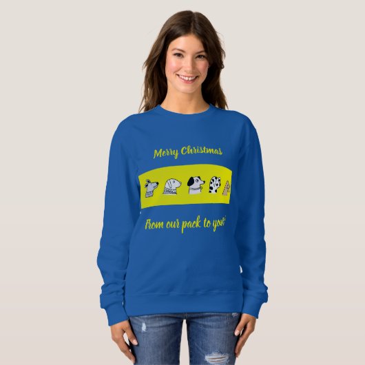 From our pack to yours - Christmas Trui (Voorkant volledig)