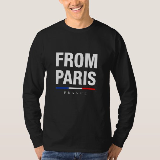 From Paris With Pride Illustration  Graphic Design T-shirt (Voorkant)