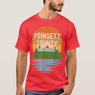 From Poinsett County Arkansas Vintage Sunset Gift T-shirt