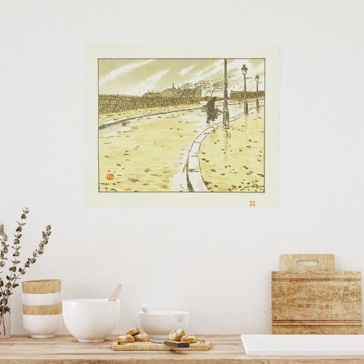 From Rue Lamarck Poster (Keuken)