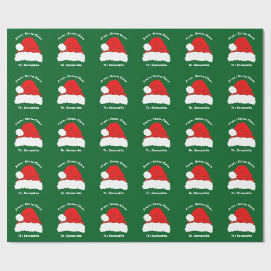 From Santa Claus Christmas Gift Cadeaupapier (Vlak)