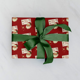 From Santa Delivery For Custom Name Christmas  Cadeaupapier