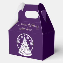 From Santa With Love Snow Globe Christmas Tree Bedankdoosjes