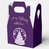 From Santa With Love Snow Globe Christmas Tree Bedankdoosjes (Open)