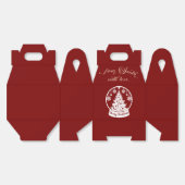 From Santa With Love Snow Globe Christmas Tree Bedankdoosjes (Ongevouwen)