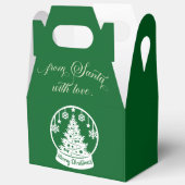 From Santa With Love Snow Globe Christmas Tree Bedankdoosjes (Open)