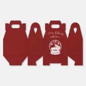 From Santa With Love Snow Globe Christmas Truck Bedankdoosjes (Ongevouwen)