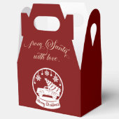 From Santa With Love Snow Globe Christmas Truck Bedankdoosjes (Open)
