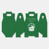 From Santa With Love Snow Globe Christmas Truck Bedankdoosjes (Ongevouwen)