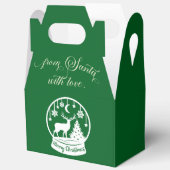 From Santa With Love Snow Globe Deer Bedankdoosjes (Open)