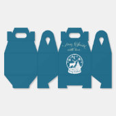 From Santa With Love Snow Globe Deer Bedankdoosjes (Ongevouwen)