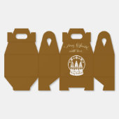 From Santa With Love Snow Globe Gnomes Bedankdoosjes (Ongevouwen)