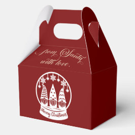 From Santa With Love Snow Globe Gnomes Bedankdoosjes