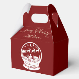 From Santa With Love Snow Globe Santa Bedankdoosjes