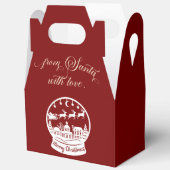 From Santa With Love Snow Globe Santa Bedankdoosjes (Open)