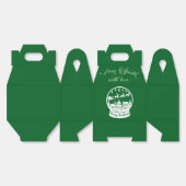 From Santa With Love Snow Globe Santa Bedankdoosjes (Ongevouwen)