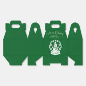 From Santa With Love Snow Globe Snowman Bedankdoosjes (Ongevouwen)