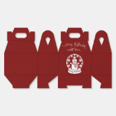 From Santa With Love Snow Globe Snowman Bedankdoosjes (Ongevouwen)