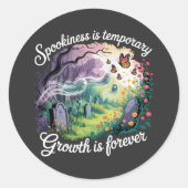 From Shadows to Bloom – Transformation sticker (Voorkant)