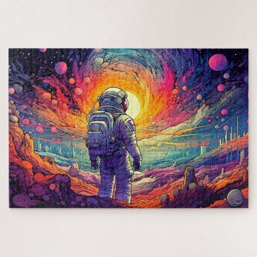 From Space & Beyond Illustratie Legpuzzel (Horizontaal)