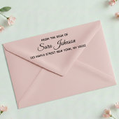 From the Desk Of Custom Address Stamp  Zelfinktende Stempel