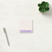 From The Desk Of Custom Name Lips Pattern Lilac Post-it® Notes (Kantoor)