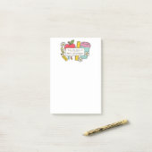 From the Desk of Teacher Cute Personalized Post-it® Notes (Op bureau)