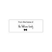 From the Home of Custom Family Address Stamp Zelfinktende Stempel (Design)