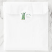 From the kitchen of, custom asparagus lid stickers (Tas)