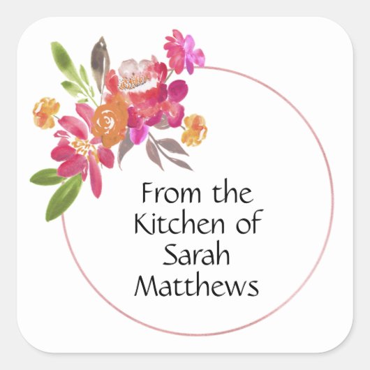 From the kitchen of stickers (Voorkant)