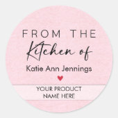 From the Kitchen of Stickers Custom Product Labels (Voorkant)
