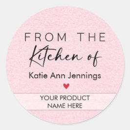 From the Kitchen of Stickers Custom Product Labels