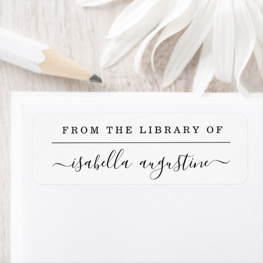 From the Library of Book Label (Insitu)