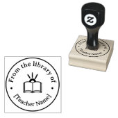 From The Library Of Custom Book Teacher Classroom Rubberstempel (Gestempeld)