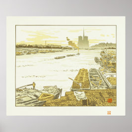 From the Pont d'Austerlitz Poster