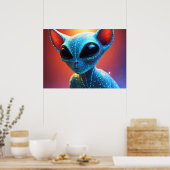 From The Star People AI Aliens  Poster (Keuken)