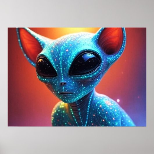 From The Star People AI Aliens  Poster (Voorkant)