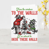 From The Windows To The Wall Im About To Deck Thes Kaart (Gele Bloem)